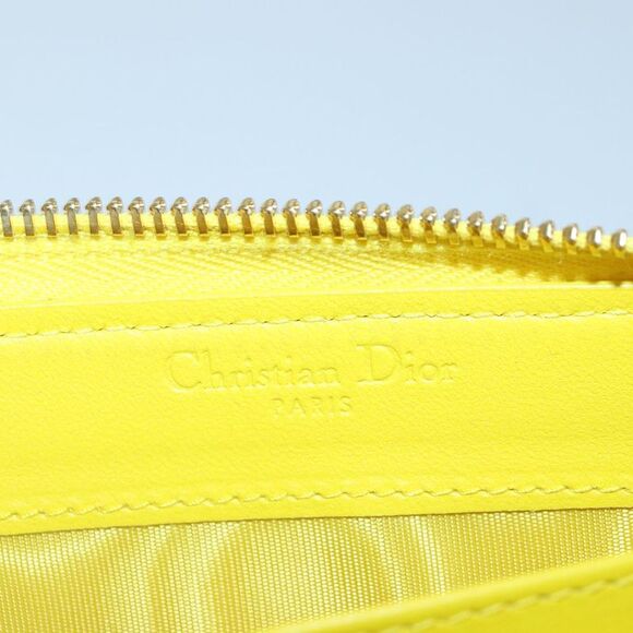 Dior Cannage Lady Yellow Leather Wallet (Pre-Owned) - Picture 15 of 16